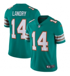 Youth Nike Miami Dolphins #14 Jarvis Landry Elite Aqua Green Alternate NFL Jersey