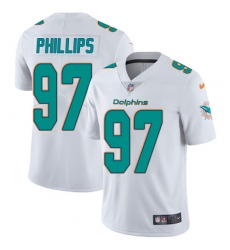 Youth Nike Miami Dolphins #97 Jordan Phillips Elite White NFL Jersey
