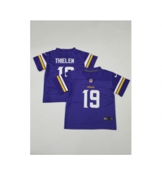Toddlers Minnesota Vikings #19 Adam Thielen Purple 2020 Color Rush Stitched NFL Nike Limited Jersey