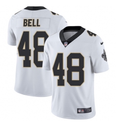 Youth Nike New Orleans Saints #48 Vonn Bell White Vapor Untouchable Limited Player NFL Jersey