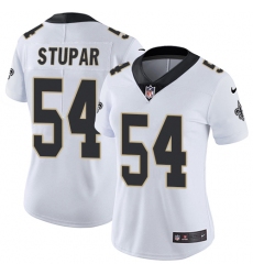 Women's Nike New Orleans Saints #54 Nate Stupar Elite White NFL Jersey