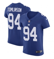 Men's Nike New York Giants #94 Dalvin Tomlinson Elite Royal Blue Team Color NFL Jersey
