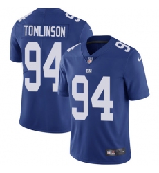 Men's Nike New York Giants #94 Dalvin Tomlinson Royal Blue Team Color Vapor Untouchable Limited Player NFL Jersey