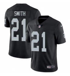 Men's Nike Oakland Raiders #21 Sean Smith Black Team Color Vapor Untouchable Limited Player NFL Jersey