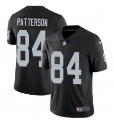 Men's Nike Oakland Raiders #84 Cordarrelle Patterson Black Team Color Vapor Untouchable Limited Player NFL Jersey