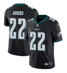 Youth Nike Philadelphia Eagles #22 Sidney Jones Black Alternate Vapor Untouchable Limited Player NFL Jersey