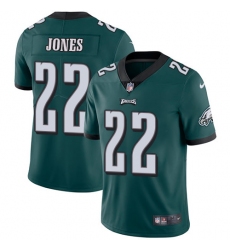 Youth Nike Philadelphia Eagles #22 Sidney Jones Midnight Green Team Color Vapor Untouchable Limited Player NFL Jersey