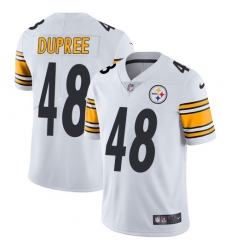 Men's Nike Pittsburgh Steelers #48 Bud Dupree White Vapor Untouchable Limited Player NFL Jersey