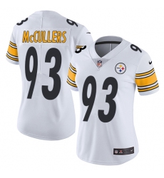 Women's Nike Pittsburgh Steelers #93 Dan McCullers Elite White NFL Jersey