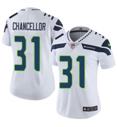 Women's Nike Seattle Seahawks #31 Kam Chancellor Elite White NFL Jersey