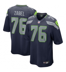 Men's Seattle Seahawks #76 Grey Zabel Nike College Navy 2025 NFL Draft First Round Pick Game Jersey Men's Seattle Seahawks #76 Grey Zabel Nike College Navy 2025 NFL Draft First Round Pick Game Jersey