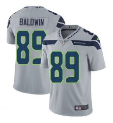 Youth Nike Seattle Seahawks #89 Doug Baldwin Grey Alternate Vapor Untouchable Limited Player NFL Jersey