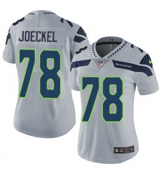 Women's Nike Seattle Seahawks #78 Luke Joeckel Grey Alternate Vapor Untouchable Limited Player NFL Jersey