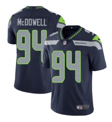 Youth Nike Seattle Seahawks #94 Malik McDowell Steel Blue Team Color Vapor Untouchable Limited Player NFL Jersey