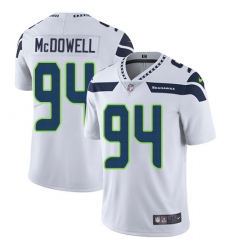 Youth Nike Seattle Seahawks #94 Malik McDowell White Vapor Untouchable Limited Player NFL Jersey