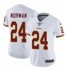 Women's Nike Washington Redskins #24 Josh Norman White Vapor Untouchable Limited Player NFL Jersey