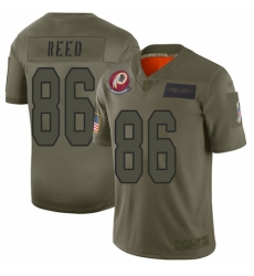 Women's Washington Redskins #86 Jordan Reed Limited Camo 2019 Salute to Service Football Jersey