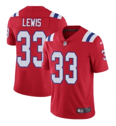 Youth Nike New England Patriots #33 Dion Lewis Red Alternate Vapor Untouchable Limited Player NFL Jersey