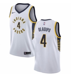 Youth Nike Indiana Pacers #4 Victor Oladipo Swingman White NBA Jersey - Association Edition