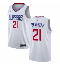 Women's Nike Los Angeles Clippers #21 Patrick Beverley Authentic White NBA Jersey - Association Edition