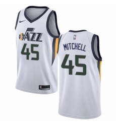 Women's Nike Utah Jazz #45 Donovan Mitchell Swingman NBA Jersey - Association Edition