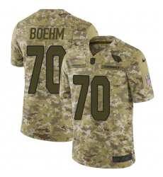 Youth Nike Arizona Cardinals #70 Evan Boehm Limited Camo 2018 Salute to Service NFL Jersey