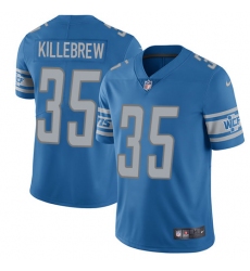 Youth Nike Detroit Lions #35 Miles Killebrew Blue Team Color Vapor Untouchable Limited Player NFL Jersey