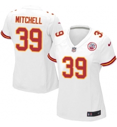 Women's Nike Kansas City Chiefs #39 Terrance Mitchell Game White NFL Jersey
