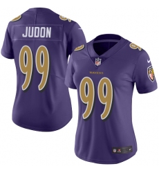 Women's Nike Baltimore Ravens #99 Matt Judon Limited Purple Rush Vapor Untouchable NFL Jersey
