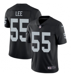 Youth Nike Oakland Raiders #55 Marquel Lee Black Team Color Vapor Untouchable Limited Player NFL Jersey