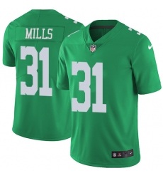 Youth Nike Philadelphia Eagles #31 Jalen Mills Limited Green Rush Vapor Untouchable NFL Jersey
