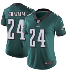 Women's Nike Philadelphia Eagles #24 Corey Graham Midnight Green Team Color Vapor Untouchable Limited Player NFL Jersey