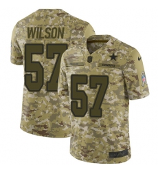 Men's Nike Dallas Cowboys #57 Damien Wilson Limited Camo 2018 Salute to Service NFL Jersey