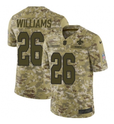 Men's Nike New Orleans Saints #26 P. J. Williams Limited Camo 2018 Salute to Service NFL Jersey