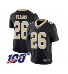 Youth New Orleans Saints #26 P.J. Williams Black Team Color Vapor Untouchable Limited Player 100th Season Football Jersey