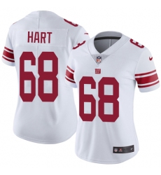 Women's Nike New York Giants #68 Bobby Hart White Vapor Untouchable Elite Player NFL Jersey