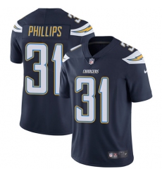Youth Nike Los Angeles Chargers #31 Adrian Phillips Navy Blue Team Color Vapor Untouchable Elite Player NFL Jersey