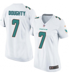 Women's Nike Miami Dolphins #7 Brandon Doughty Game White NFL Jersey