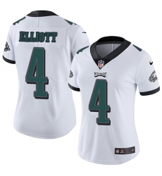 Women's Nike Philadelphia Eagles #4 Jake Elliott White Vapor Untouchable Limited Player NFL Jersey