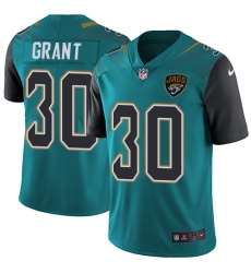 Men's Nike Jacksonville Jaguars #30 Corey Grant Teal Green Team Color Vapor Untouchable Limited Player NFL Jersey