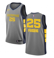 Youth Nike Memphis Grizzlies #25 Chandler Parsons Swingman Gray NBA Jersey - City Edition