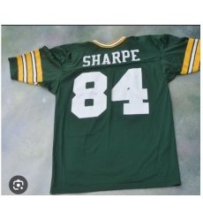 Men's Green Bay Packers #84 Shannon Sharpe Nike Green Captain Vapor Limited Jersey