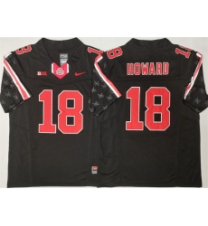 Men's Ohio State Buckeyes #18 Will Howard Black 2025 F.U.S.E. Limited Stitched Jersey