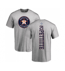 MLB Nike Houston Astros #21 Andy Pettitte Ash Backer T-Shirt
