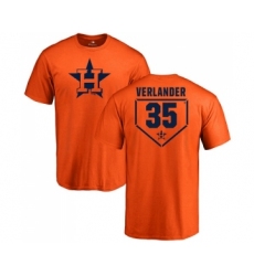 MLB Nike Houston Astros #35 Justin Verlander Orange RBI T-Shirt