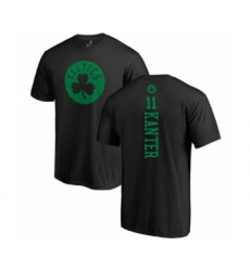 Basketball Boston Celtics #11 Enes Kanter Black One Color Backer T-Shirt