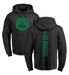 NBA Nike Boston Celtics #55 Greg Monroe Black One Color Backer Pullover Hoodie