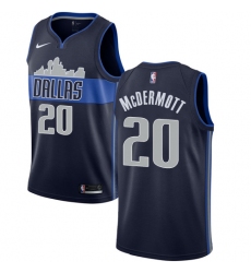 Youth Nike Dallas Mavericks #20 Doug McDermott Swingman Navy Blue NBA Jersey Statement Edition