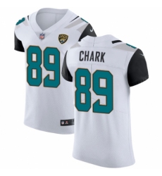 Men's Nike Jacksonville Jaguars #89 DJ Chark White Vapor Untouchable Elite Player NFL Jersey