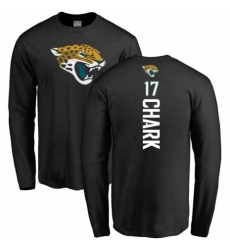 NFL Nike Jacksonville Jaguars #17 DJ Chark Black Backer Long Sleeve T-Shirt